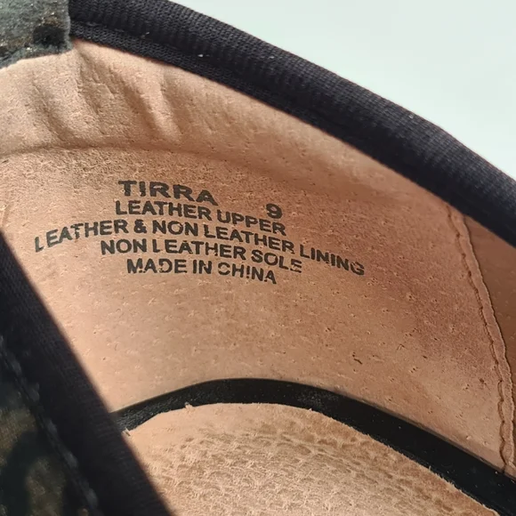 Hush Puppies Size 9 Animal Print Leather Ballet Flats Shoes - Picture 9 of 14